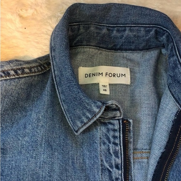 NWT: Denim Forum’s Margot Denim Boiler Suit, Size XS - Picture 4 of 16